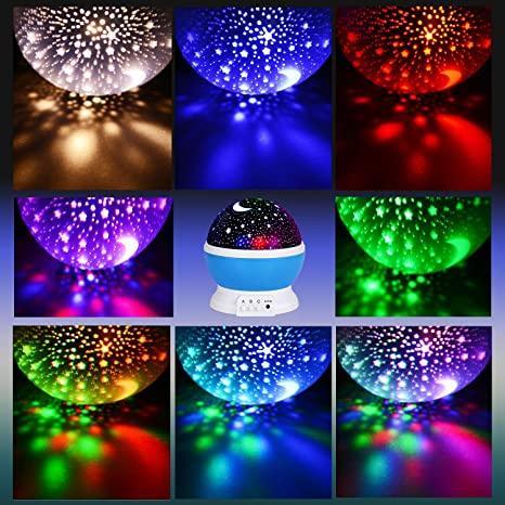 Star Projector Night Light (Assorted Color)